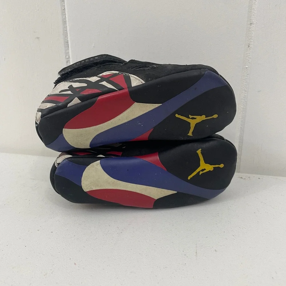 Air Jordan Retro VIII 8 Playoffs 2007 305362-061 Toddler Soft Bottom 4C No Box